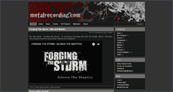 Desktop Screenshot of metalrecording.com
